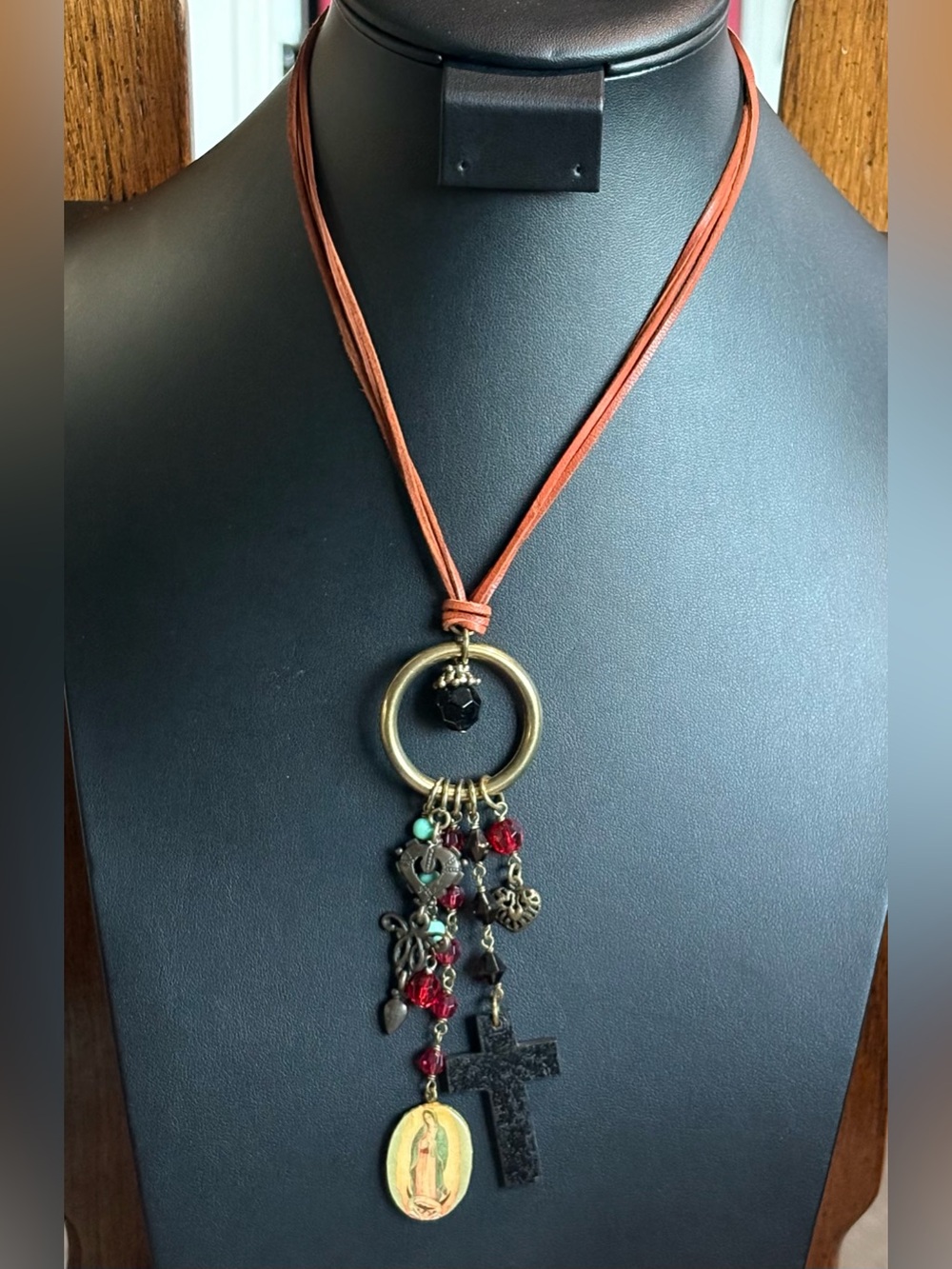 Boho Faith-Inspired Charm Necklace